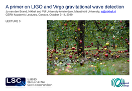 A Primer on LIGO and Virgo Gravitational Wave Detection