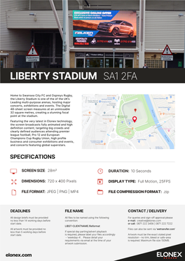 Liberty Stadium Sa1 2Fa