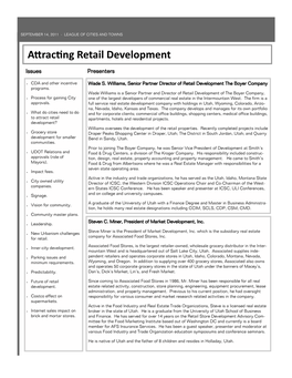 Attracting Retail Development