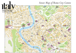 Street Map of Rome City Centre