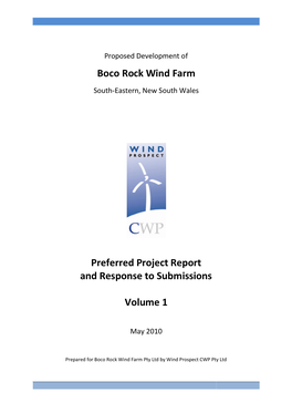 Boco Rock Wind Farm South-Eastern, New South Wales