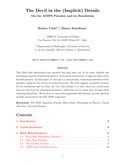 The Devil in the (Implicit) Details on the AMPS Paradox and Its Resolution