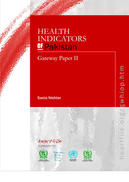 The GATEWAY Health Indicators