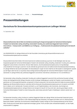 Pressemitteilungen