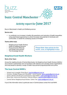 Buzz: Central Manchester