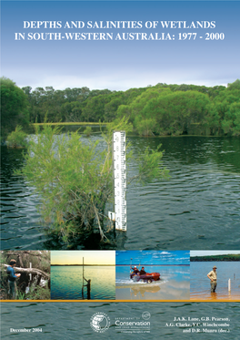 Depths and Salinities of Wetlands in South-Western Australia: 1977 - 2000