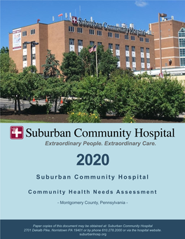 2020 Suburban Community Hospital