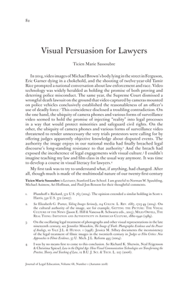 Visual Persuasion for Lawyers