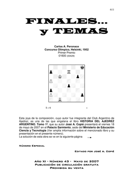 FINALES… Y TEMAS Y TEMAS