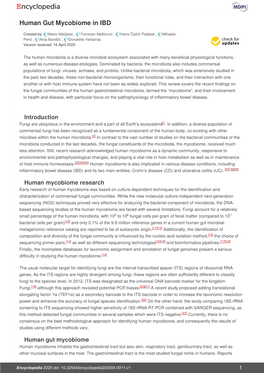 Human Gut Mycobiome in Ibd | Encyclopedia