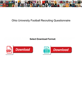 Ohio University Football Recruiting Questionnaire