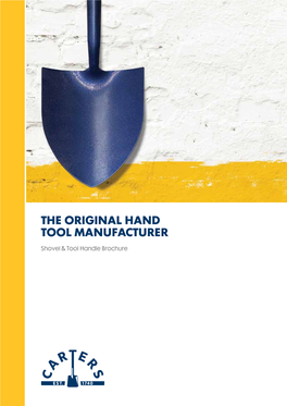 The Original Hand Tool Manufacturer