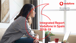 Integrated Report Vodafone in Spain 2018-19