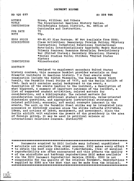 Revolt, the Republic Steel Strike of 1937, and the Berlin Airlift of Consideration Include Additional Student Activities, Value