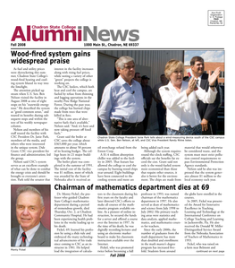 Alumni News Winter 2008-2009