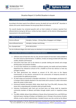Conflict Situation in Assam