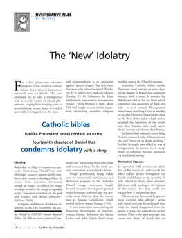 The 'New' Idolatry