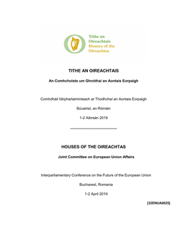 Tithe an Oireachtais Houses of the Oireachtas