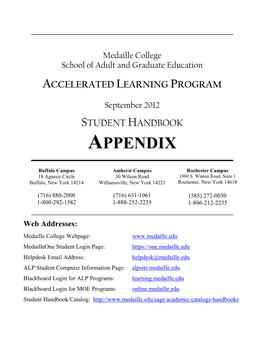 2012-13 ALP Handbook Appendix