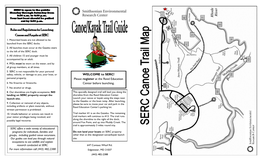 SERC Canoe and Kayak Brochure