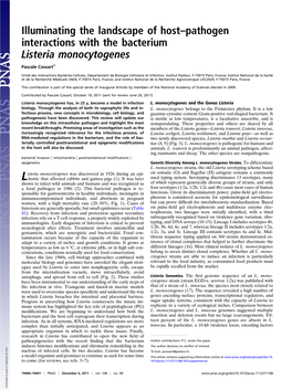 Listeria Monocytogenes