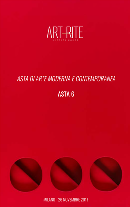 Asta Di Arte Moderna E Contemporanea Asta 6