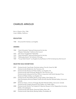 Charles Arnoldi