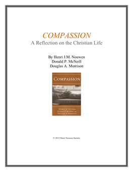 COMPASSION a Reflection on the Christian Life