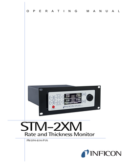 074-614-P1A STM-2XM Operating Manual