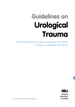 Urological Trauma