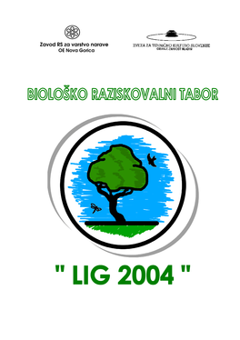 Zbornik Biološko-Raziskovalnega Tabora 2004