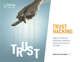 Phishing Sites Business and Economy 42% 100,000 Sites Were Used Legitimate Host- Experienced the Most Risky Ing Services Security Incidents