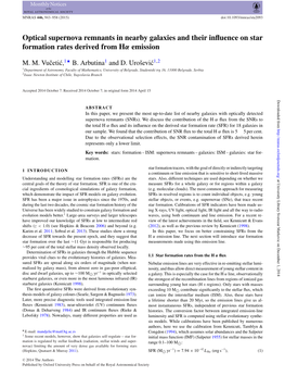 Optical Supernova Remnants in Nearby Galaxies and Their Influence on Star Formation Rates Derived from Hα Emission