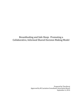 Promoting a Collaborative, Informed Shared Decision Making Model