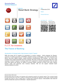 Retail Bank Strategy Global