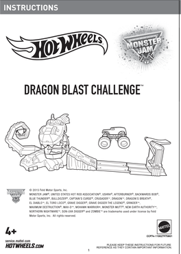 CCP74 : Hot Wheels® Monster Jam® Dragon Blast Challenge™ Play