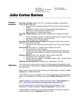 Julia Corine Barnes