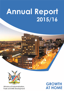 Annual Report 2015/16 Growth at Home