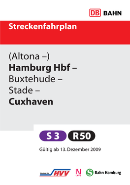 Hamburg Hbf – Buxtehude – Stade – Cuxhaven