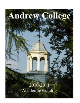 2010-2011 Academic Catalog