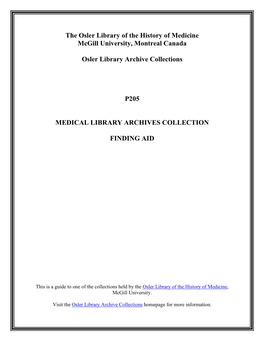 Medical-Library-Archives-Collection.Pdf