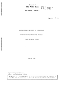 World Bank Document