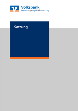 Satzung Stand 2020