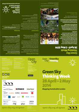 Green Sky Thinking Week 28 April