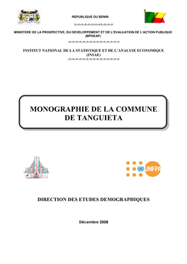 Monographie De La Commune De Tanguieta