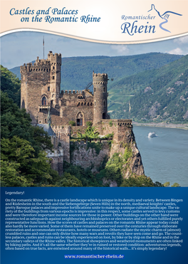 Castles and Palaces on the Romantic Rhine