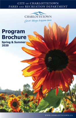 Program Brochure Spring & Summer 2020