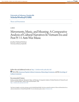 Movements, Music, and Meaning: a Comparative Analysis