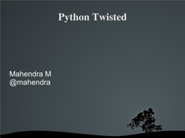 Python Twisted