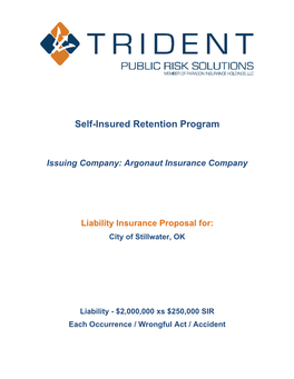 Self-Insured Retention Program